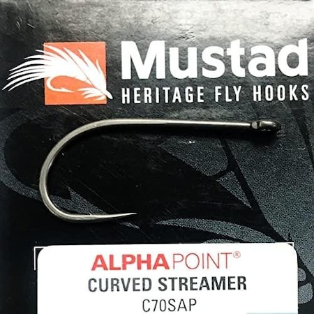 Mustad Saltwater Streamer Hook, 2Xh, 2Xs, Forged Straight  Titanx 4 25PK C70SAP-TX-4-25H